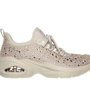 Brand new women's sketchers size 11 glitzy glam taupe sneakers!